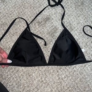black bikini